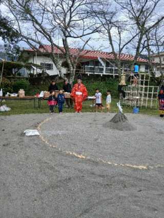 仕事の傍ら消防団活動